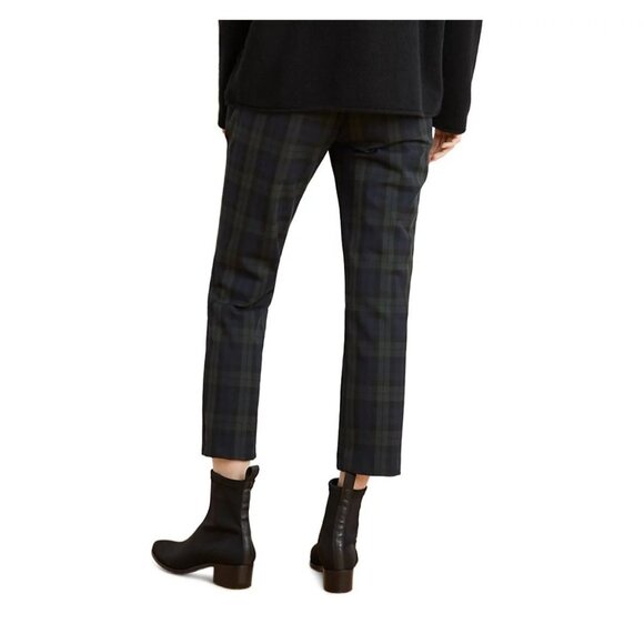 VELVET BY GRAHAM & SPENCER Brenley Plaid Check Skinny Trouser Pants, Size 4 - Picture 2 of 10